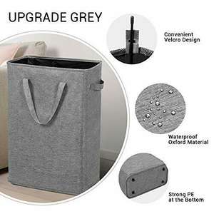 ANYO 45L Slim <strong>Laundry</strong> Hamper Small Collapsible <strong>Laundry</strong> <strong>Basket</strong> <strong>Thin</strong> Narrow - Product Image 3