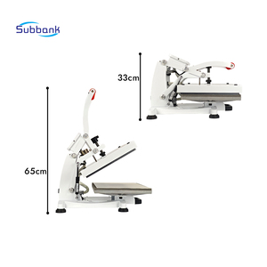 Hot Selling 40*60 Semi-Automatic Heat Press Transfer Machine New Flatbed Mechanical Slide Sublimation Printer for T-shirts