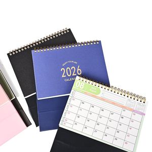 Đứng Lật Bảng Quảng Cáo Lịch Biểu Tượng Tùy Chỉnh Và Kích Thước In Đôi Cuộn Dây Hàng Tháng Văn Phòng Bàn Advent Lịch Bán Buôn - Product Image 3