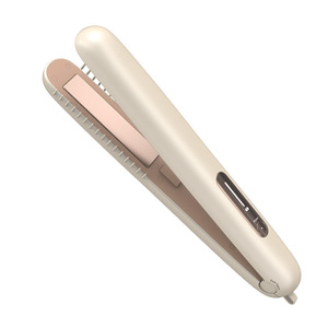 Ultrasonic Hair Straightener Wireless Usb Charging Tourmaline Ceramic Plate Portable Curling Iron For General Hair Type - Product Image 3