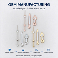 Accessoires de montre OEM personnalisés, ensemble d'aiguilles de montre multifonctionnelles lumineuses et légères