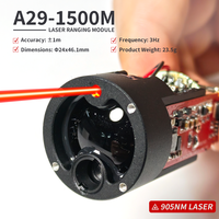 Module de télémètre laser 1200m |   Visée par point rouge |   Stabilité aux températures extrêmes pour les applications de drones et de défense