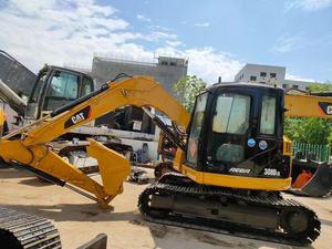 Excavadora usada Caterpillar Cat308DCR de 8 toneladas, 90% nueva, original, Cat308 308e, de segunda mano, para agricultura y excavaciones, en stock. - Product Image 3