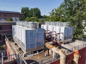 Nouveau compteur carré industriel flux/<span class=keywords><strong>croix</strong></span> flux GRP tour de refroidissement par eau pour le système de refroidissement d'usine de fabrication - Product Image 4