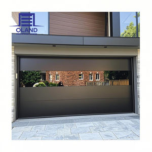 <span class=keywords><strong>Porte</strong></span> <span class=keywords><strong>de</strong></span> <span class=keywords><strong>garage</strong></span> <span class=keywords><strong>sectionnelle</strong></span> moderne automatique en aluminium et verre, isolée, sans cadre, étanche, avec isolation thermique, pour villa et maison - Product Image 1
