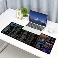 Alfombrilla de Ratón Grande para Juegos, Tamaño XXL, Personalizada con Sublimación, con Atajos de Windows y Mac Excel, para Oficina, Venta al Por Mayor