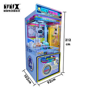 FANCY TOYS LAND X2 Prize Claw Jeu d'arcade à pièces Attrayant Neon Lights Plush Toy Catcher pour les lieux de divertissement - Product Image 5