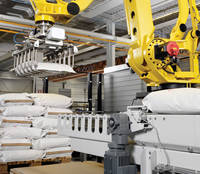 Máquina Robótica de Paletización para Alimentos y Bebidas, Robot Conjunto para Paletizar Cajas de Cartón