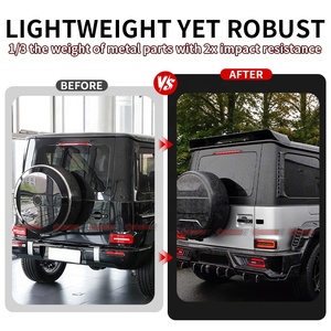 สปอยเลอร์หลังคาร์บอนไฟเบอร์แบบแห้ง MSY Style สำหรับรถยนต์ Mercedes Benz G Class W465 ชุดแต่งไวด์บอดี้คาร์บอนเต็มคัน - Product Image 2
