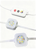 Luces Solares Impermeables IP68 AC/DC para Navidad, Luces Decorativas para el Hogar RGB RGBW RGBWWIC LED Pixel Point, Luces Permanentes para Exteriores