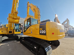 Komatsu เครื่องขุด220ไฮดรอลิก22ตันสินค้าในสต็อกญี่ปุ่นมือสอง - Product Image 5