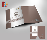 Porte-documents professionnel personnalisé A4 pour la gestion de patrimoine, présentation d'entreprise, avec logo