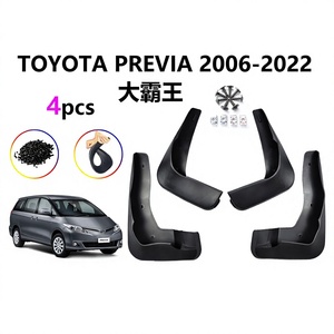 Guardabarros para Toyota Previa 2007-2017, Protectores de Plástico para las Aristas de las Ruedas Delanteras y Traseras - Product Image 5
