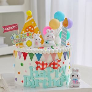 ชุดตกแต่งเค้กวัน<span class=keywords><strong>เกิด</strong></span>กระต่ายบันนี่น่า<span class=keywords><strong>รัก</strong></span>18ชิ้นปลั๊กอิน<span class=keywords><strong>เค้ก</strong></span>สุขสันต์<span class=keywords><strong>วัน</strong></span><span class=keywords><strong>เกิด</strong></span>สี - Product Image 2