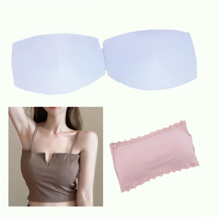 Summer Lingerie Underwear Accessories Thin Bra Cups Quadrilateral Sexy Bra Cups Four Corners Insert Pad Lift Up Bra Padding
