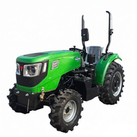Tracteur Agricole Compact Moderne Fiable 4x4 Moteur Diesel 60CV Boîte de Vitesses Robuste Mini Machine Agricole 4 Roues Garantie 1 An