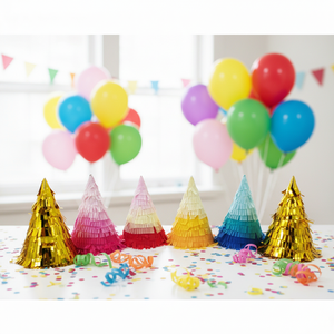 Jeu <span class=keywords><strong>de</strong></span> décoration <span class=keywords><strong>de</strong></span> fête d'anniversaire pour enfants avec un jouet écraseur <span class=keywords><strong>de</strong></span> bonbons en forme d'étoile et un design <span class=keywords><strong>de</strong></span> fleurs arc-en-ciel pour les fêtes d'enfants, les rassemblements d'enfants, la piñata - Product Image 5