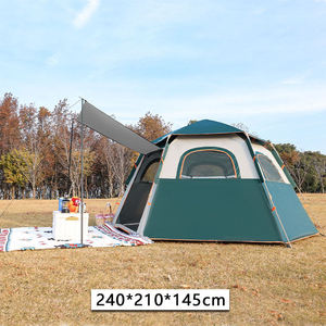 Carpa Familiar de Apertura Rápida, Oxford de Doble Capa, Impermeable UPF50+, para las <span class=keywords><strong>Cuatro</strong></span> Estaciones, Amplio Espacio, Portátil, para Exteriores, con una Habitación - Product Image 1