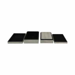 Scatole Decorative a Righe con Coperchio per Arredamento Casa, Tavolo Console, Gioielli e Uso in Camera da Letto - Product Image 6