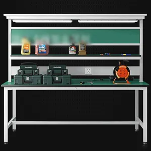 OEM Wholesale Table Metal Commercial Stainless Steel Esd Working Table Production Line Workbench With Drawers