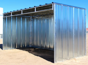 トレリス & ゲート,高品質ポータブル亜鉛メッキ馬厩舎農場安全標準ポータブルホースシェルター - Product Image 3