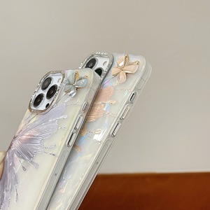 Vendita calda farfalla astuta involucro del telefono per <span class=keywords><strong>iPhone</strong></span> 15 14 13 12 <span class=keywords><strong>11</strong></span> custodie personalizzate della fotocamera parole del telefono cellulare - Product Image 4