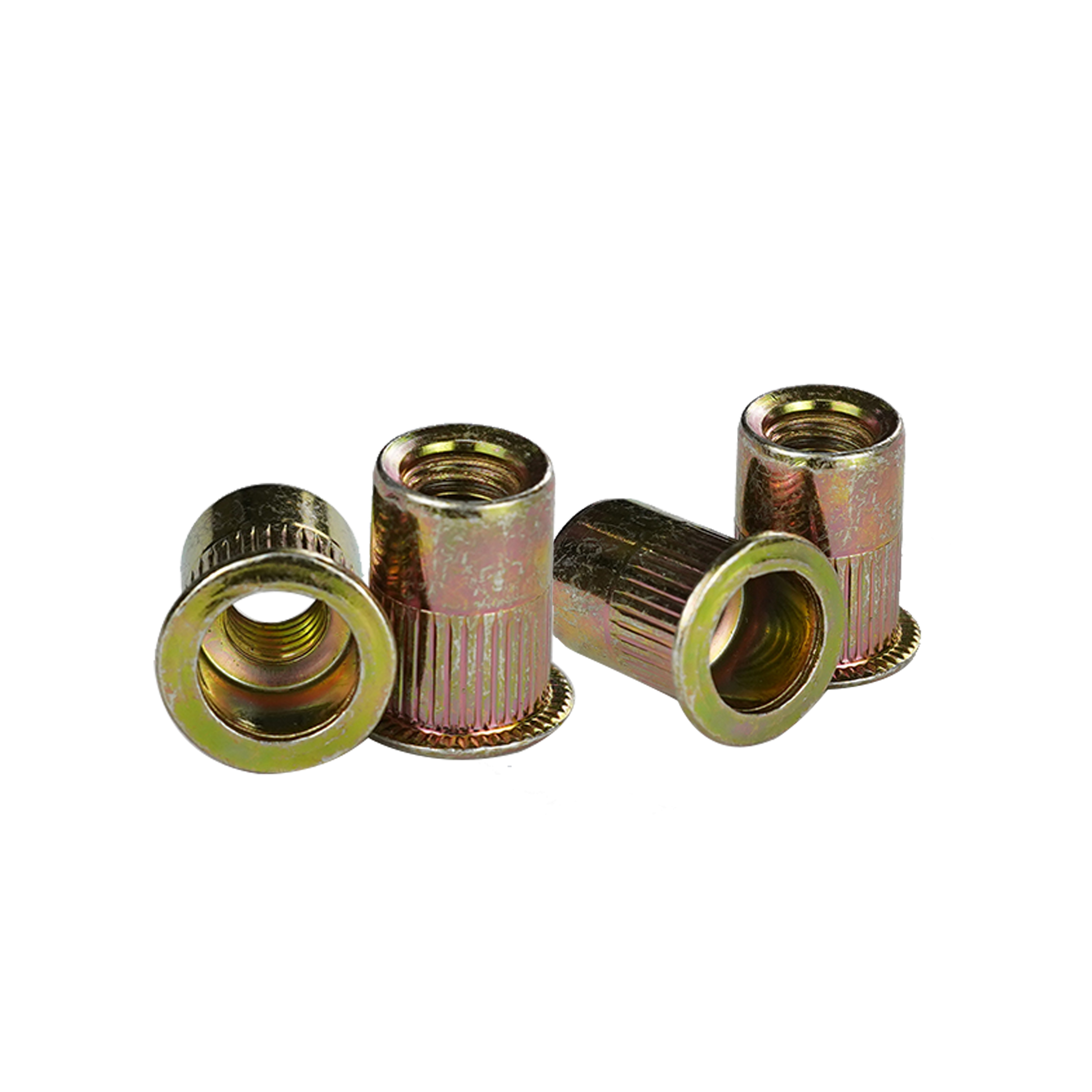 Гайки с заклепками Unc 6-32 8-32 10-24 1/4-20 5/16-18 3/8-16 1/2-13 дюймов Us Remachadora De Tuercas Автомобильная заклепка с плоской головкой