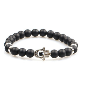 2019 venta al por mayor, cuentas de piedra natural pulsera suerte chakra pulsera hecha a mano para la fabricación de la joyería - Product Image 4