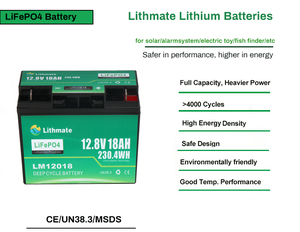 Batería de litio recargable para motocicleta UPS <span class=keywords><strong>12V</strong></span> 6ah 7ah 8ah 9ah 10ah 12ah 14ah 15ah 16ah <span class=keywords><strong>18Ah</strong></span> 20HR batería LiFePO4 <span class=keywords><strong>12V</strong></span> <span class=keywords><strong>18Ah</strong></span> - Product Image 2