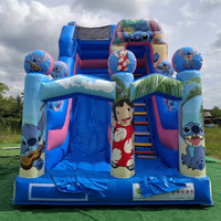Grand toboggan gonflable d'extérieur pour enfants et adultes, château gonflable commercial avec toboggan, grands sauteurs gonflables, structures gonflables pour fêtes
