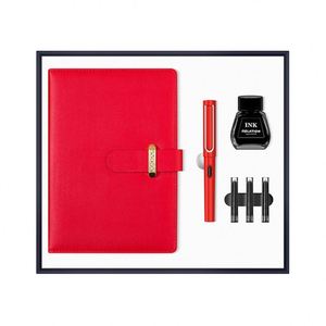 Vente chaude classique de stylo de conception de fête des enseignants de luxe grand ensemble de cadeaux cahier de marque privée personnalisé coffrets de cadeaux de stylo plume en métal - Product Image 4