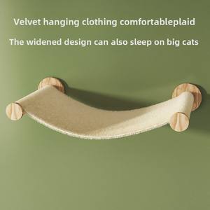 Madera maciza moderna ecológica gato escalada marco montado en la pared gato casa ahorro de espacio sisal cuerda interior al aire libre rascador cartón - Product Image 5