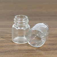 Vente en gros de petite bouteille à bille roulante en verre de 1ml 2ml 3ml 5ml 10ml de parfum transparent pour test d'échantillon