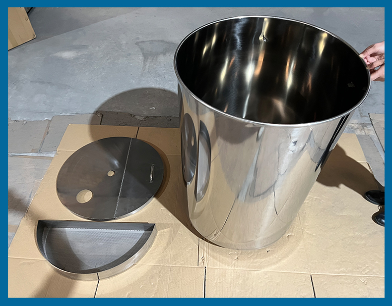 Bộ Cặp Máy Trộn Thùng Chứa Bằng Thép Không Gỉ Nồi Trộn Vat