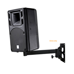 K-3009-1-1B Adjustable Crank up Heavy Duty Metal Wall Mount Holder Studio <b>Speaker</b> <b>Stands</b> 40kg Capacity - Product Image 6