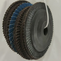 Disque à lamelles abrasif 100*16mm pour meuleuse d'angle, disque à lamelles pour polissage de métaux, disque à lamelles de ponçage, meule industrielle