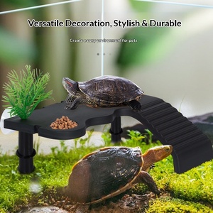 Пластиковая платформа для черепах круглой формы, плавающая, для загара, домик-убежище для черепах в аквариуме - Product Image 4