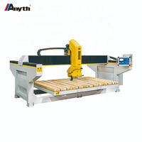 Scie à pont monobloc automatique à commande PLC pour marbre, granit et carrelage, machine de découpe de pierre infrarouge 3 axes
