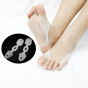 Silicone <strong>Bunion</strong> Corrector with Gel Big Toe Hallux Valgus Toe Correctors Spacers <strong>Protector</strong> - Product Image 2