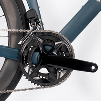 Bicicleta de Carretera Profesional de Competición Urbana con Cuadro de Carbono T800 y Frenos de Disco Hidráulicos para Hombre