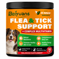OEM ODM Complément Multivitaminé Naturel pour Chiens, Anti-Puces et Tiques, Soutien Immunitaire et Cutané, Saveur Poulet, 10 OZ