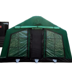 <span class=keywords><strong>Tente</strong></span> de toit gonflable 9 personnes quatre saisons avec tissu PVC épaissi imperméable, installation rapide, grand espace, cabane de camping - Product Image 1