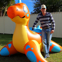 Jouet de piscine géant en PVC, dragon de mer gonflable, ballons gonflables géants en forme de dragon de mer, flotteur de piscine, jouet aquatique à chevaucher pour l'été