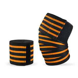 2026 Wholesale Workout <b>Compression</b> Weightlifting Powerlifting Squats Knee Wraps Knee Bandage Men Women - Product Image 4