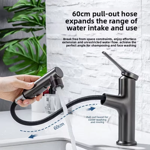 <span class=keywords><strong>Robinet</strong></span> de lavabo de laboratoire moderne en laiton à trou unique avec cartouche céramique, finition chromée, pour évier de comptoir - Product Image 2