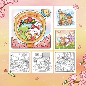 Vente en gros de livres de coloriage super mignons pour enfants, adultes et adolescents avec des designs adorables pour la relaxation - Product Image 2