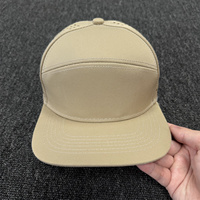 Casquette Snapback Sportive OEM Personnalisée à 7 Panneaux, Visière Plate, Motif Argyle, Patch PVC Performance, Logo, Imperméable avec Trous Découpés au Laser