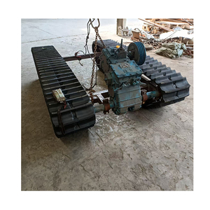 Sasis Kendaraan Tak Berawak Beroda Rantai Platform Robot Mobil dengan Rantai Karet - Product Image 6