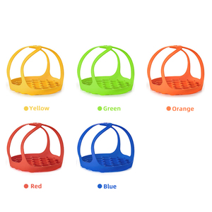 Accesorio para servir de cocina, cesta de vapor de silicona para microondas sin BPA de grado alimenticio para cocinas instantáneas, <span class=keywords><strong>olla</strong></span> de 6 cuartos de galón - Product Image 2