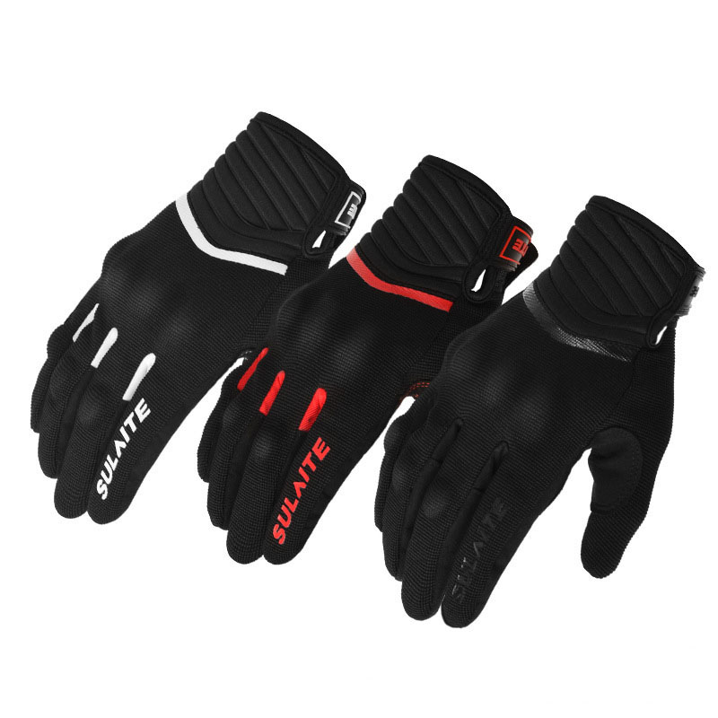 SLKE перчатки с защитой от падения для сенсорных экранов для мотогонок по пересеченной местности дышащее снаряжение для езды на мотоцикле на все сезоны